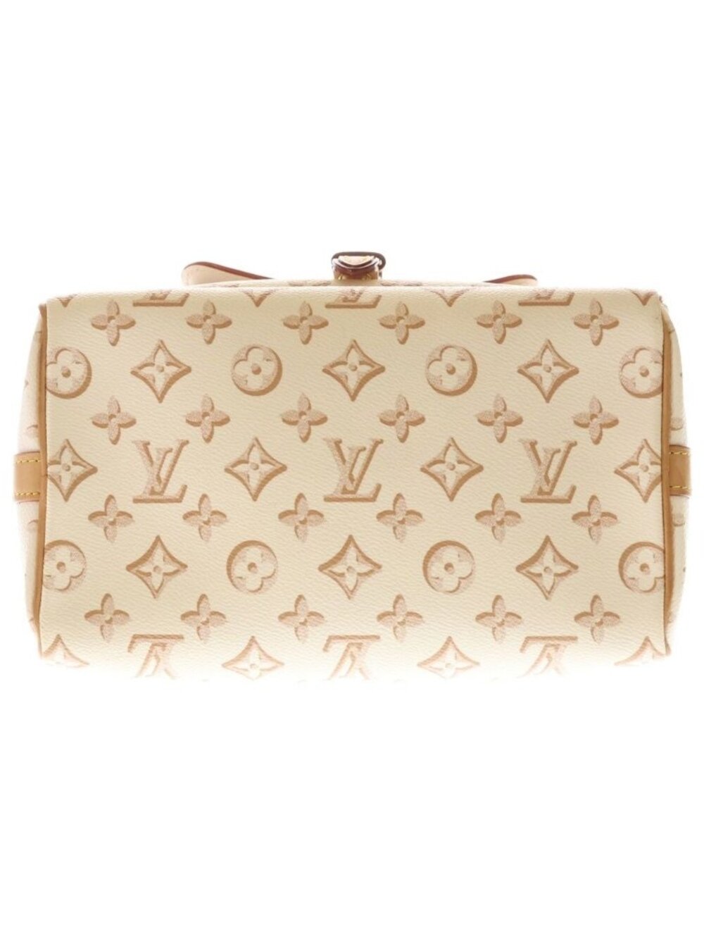 Louis Vuitton Monogram Speedy Bandouliere 25 Forever Shoulder Bag Leather White - Picture 4 of 9